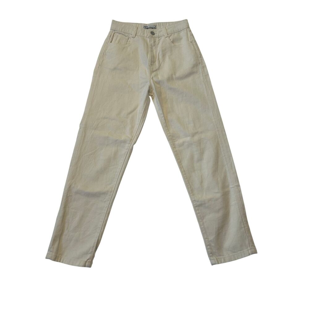 Zara Women's High-Waist Skinny Jean White Size USA 4